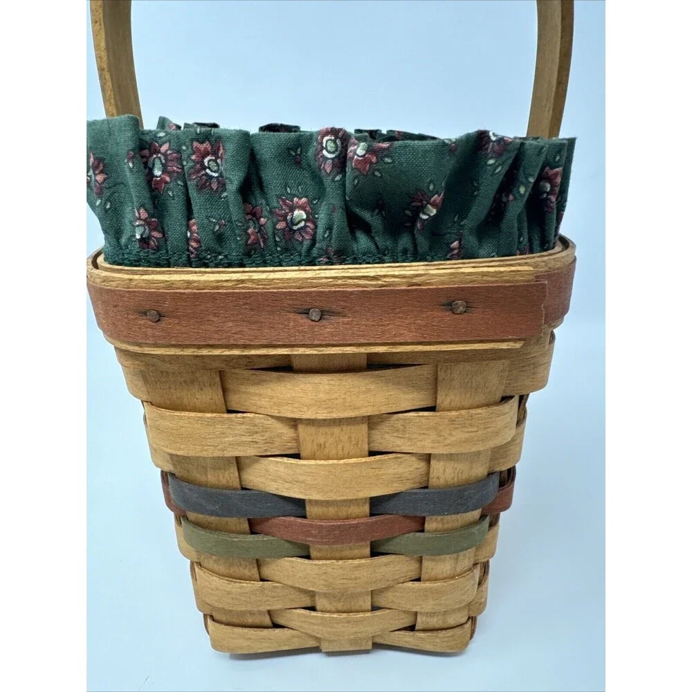 Vintage 1992 Longaberger Shades of Autumn Bittersweet Plastic Protector & Liner